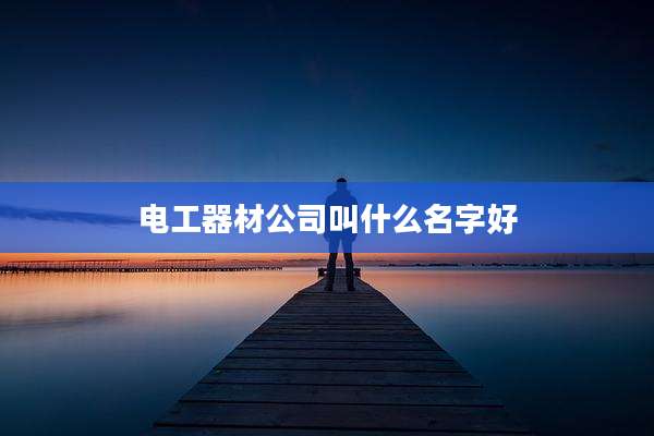 电工器材公司叫什么名字好