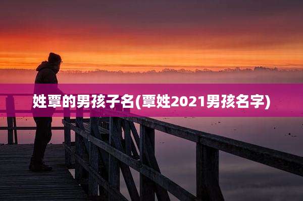 姓覃的男孩子名(覃姓2021男孩名字)