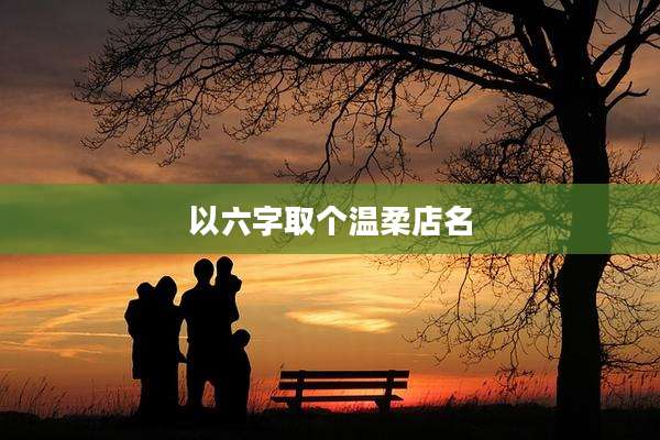 以六字取个温柔店名
