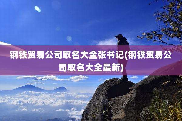 钢铁贸易公司取名大全张书记(钢铁贸易公司取名大全最新)