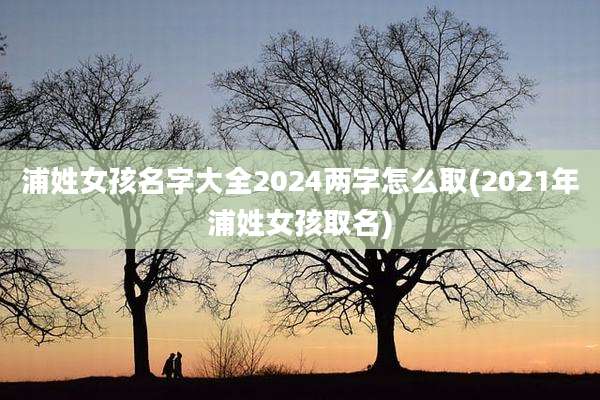 浦姓女孩名字大全2024两字怎么取(2021年浦姓女孩取名)