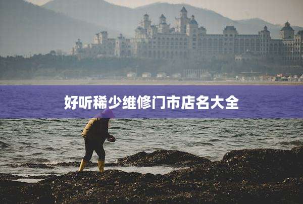 好听稀少维修门市店名大全