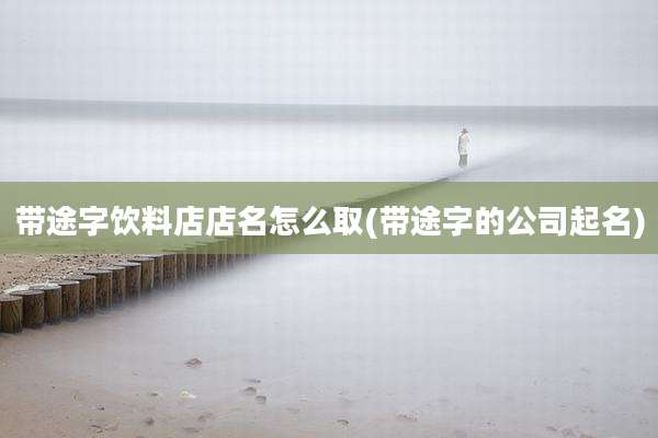 带途字饮料店店名怎么取(带途字的公司起名)