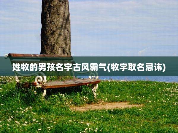 姓牧的男孩名字古风霸气(牧字取名忌讳)