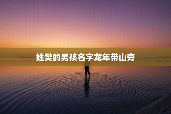 姓樊的男孩名字龙年带山旁