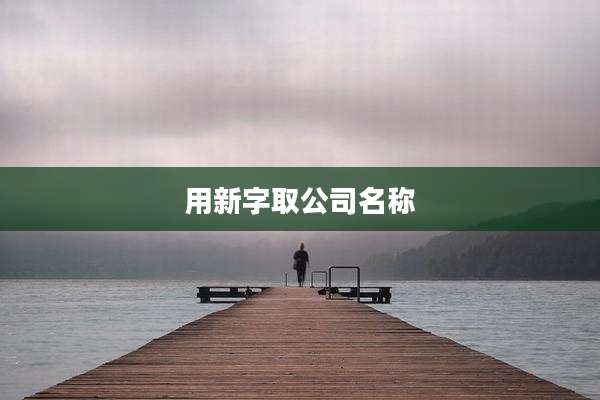 用新字取公司名称
