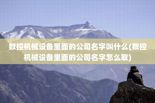 数控机械设备里面的公司名字叫什么(数控机械设备里面的公司名字怎么取)