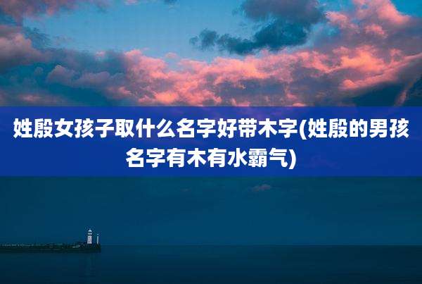 姓殷女孩子取什么名字好带木字(姓殷的男孩名字有木有水霸气)