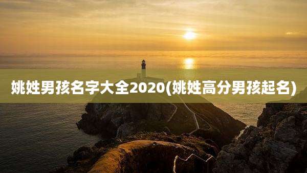 姚姓男孩名字大全2020(姚姓高分男孩起名)