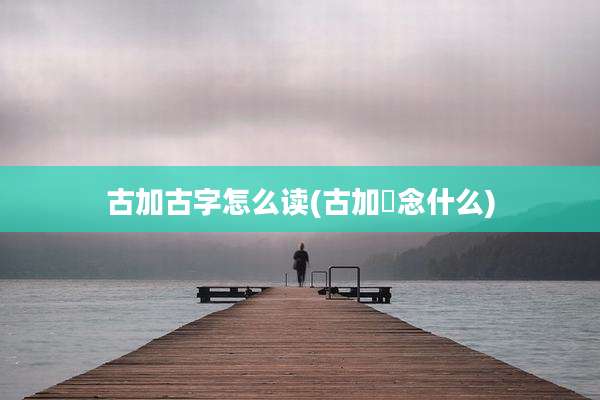古加古字怎么读(古加叚念什么)