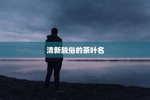 清新脱俗的茶叶名