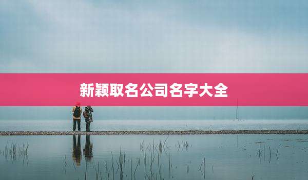 新颖取名公司名字大全