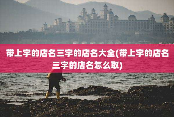 带上字的店名三字的店名大全(带上字的店名三字的店名怎么取)