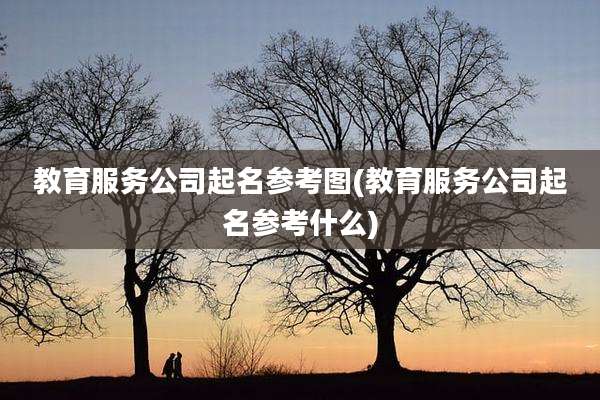 教育服务公司起名参考图(教育服务公司起名参考什么)