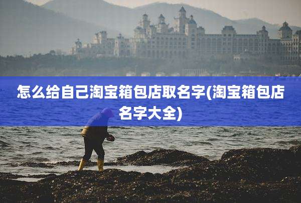怎么给自己淘宝箱包店取名字(淘宝箱包店名字大全)