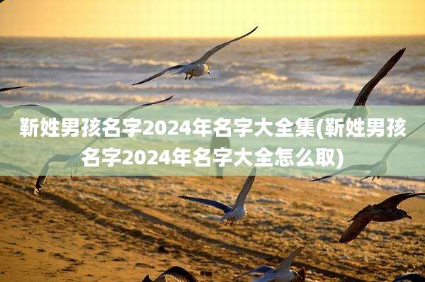 靳姓男孩名字2024年名字大全集(靳姓男孩名字2024年名字大全怎么取)