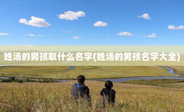 姓汤的男孩取什么名字(姓汤的男孩名字大全)