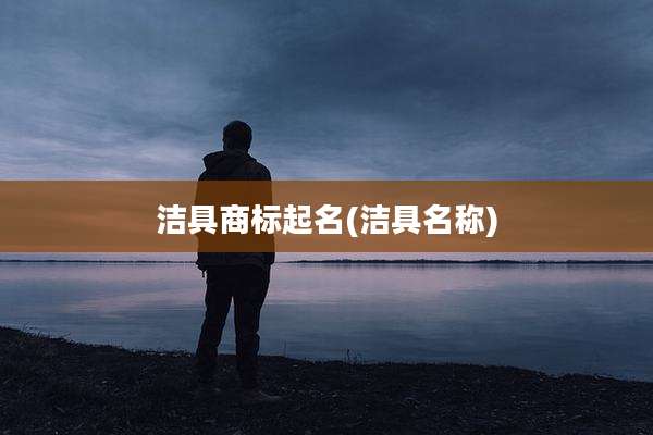 洁具商标起名(洁具名称)