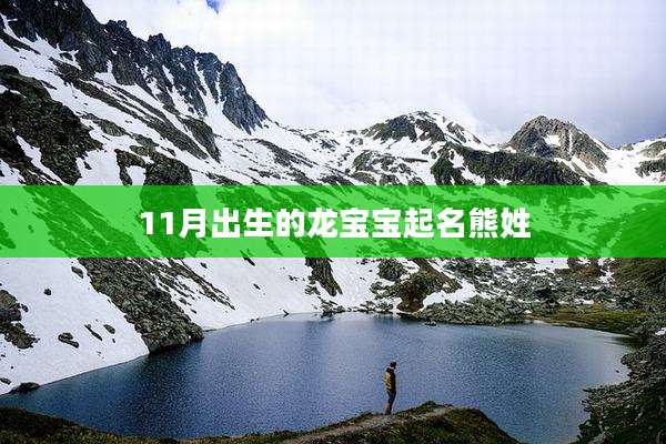11月出生的龙宝宝起名熊姓