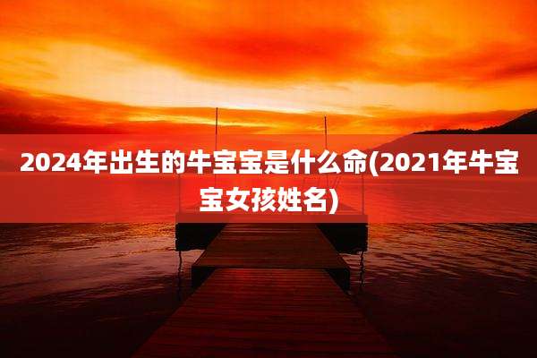 2024年出生的牛宝宝是什么命(2021年牛宝宝女孩姓名)