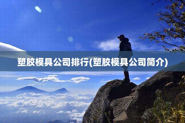 塑胶模具公司排行(塑胶模具公司简介)