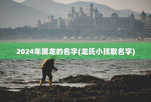 2024年属龙的名字(龙氏小孩取名字)