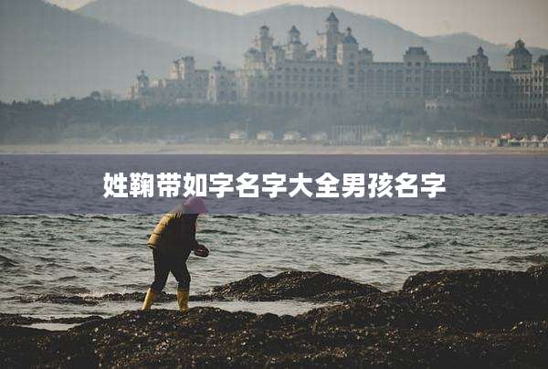 姓鞠带如字名字大全男孩名字
