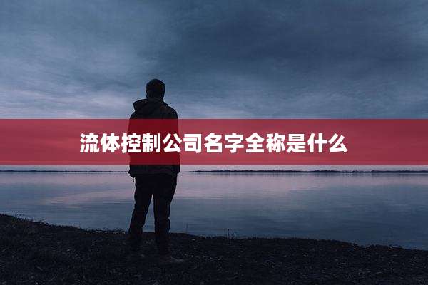 流体控制公司名字全称是什么