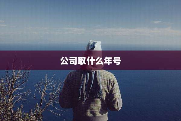 公司取什么年号
