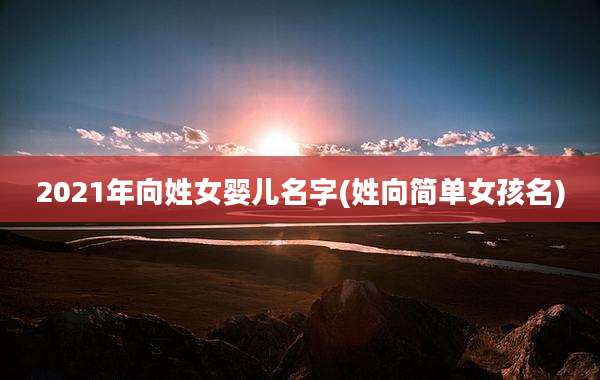 2021年向姓女婴儿名字(姓向简单女孩名)