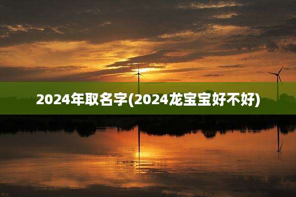 2024年取名字(2024龙宝宝好不好)