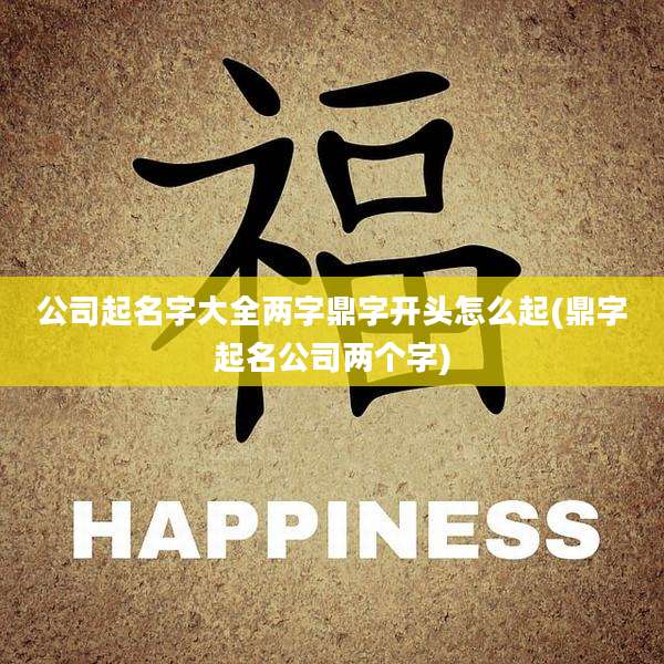 公司起名字大全两字鼎字开头怎么起(鼎字起名公司两个字)