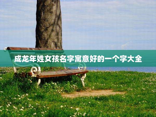 成龙年姓女孩名字寓意好的一个字大全