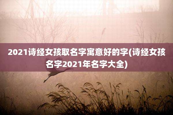 2021诗经女孩取名字寓意好的字(诗经女孩名字2021年名字大全)