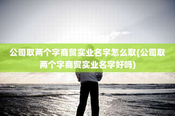 公司取两个字商贸实业名字怎么取(公司取两个字商贸实业名字好吗)