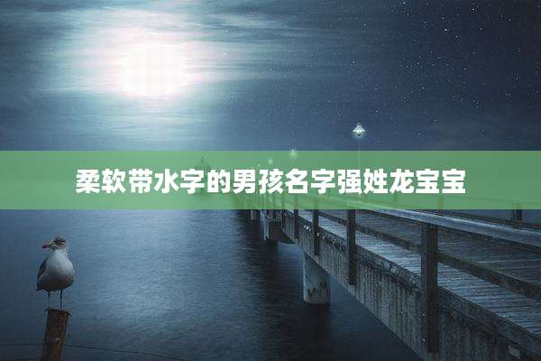 柔软带水字的男孩名字强姓龙宝宝