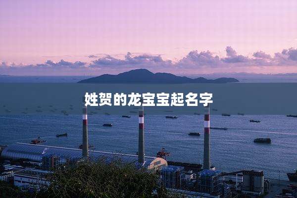 姓贺的龙宝宝起名字