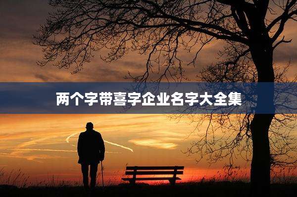 两个字带喜字企业名字大全集