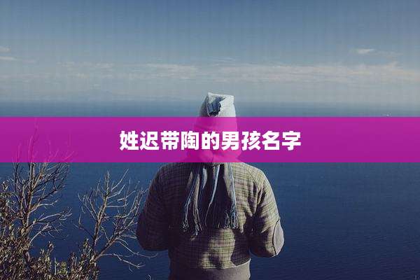 姓迟带陶的男孩名字
