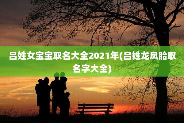 吕姓女宝宝取名大全2021年(吕姓龙凤胎取名字大全)