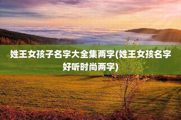 姓王女孩子名字大全集两字(姓王女孩名字好听时尚两字)