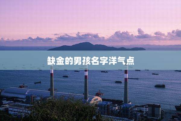 缺金的男孩名字洋气点