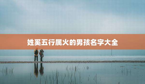 姓奚五行属火的男孩名字大全