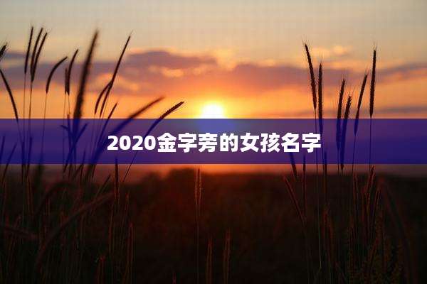 2020金字旁的女孩名字