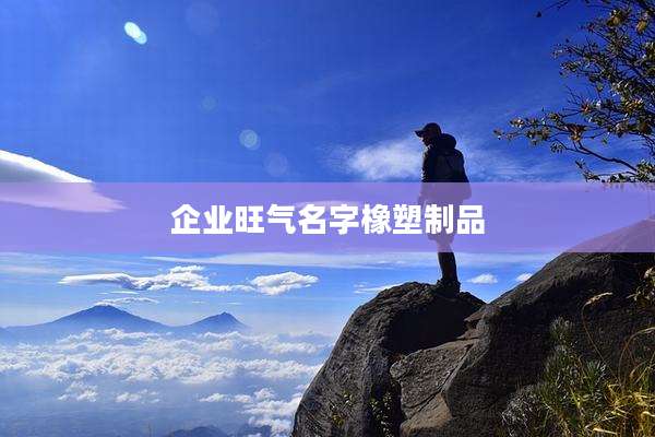 企业旺气名字橡塑制品