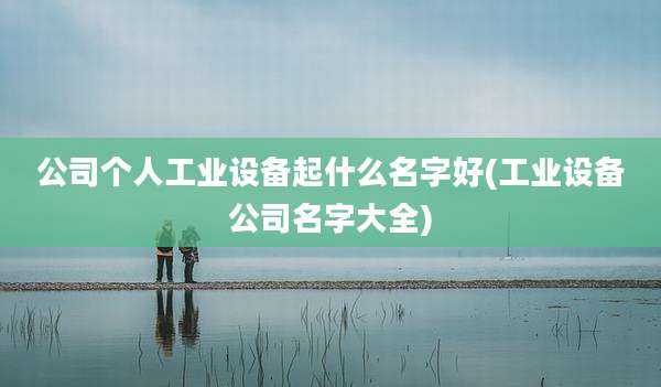 公司个人工业设备起什么名字好(工业设备公司名字大全)