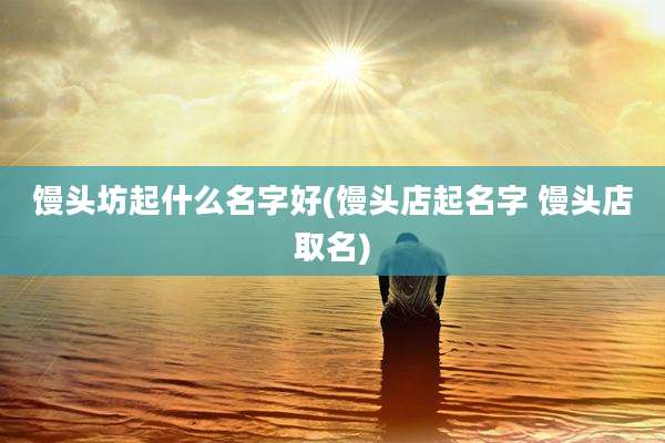 馒头坊起什么名字好(馒头店起名字 馒头店取名)