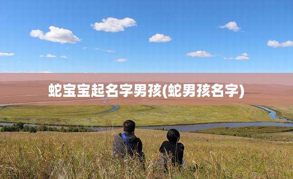 蛇宝宝起名字男孩(蛇男孩名字)