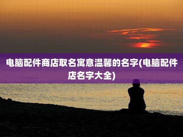 电脑配件商店取名寓意温馨的名字(电脑配件店名字大全)