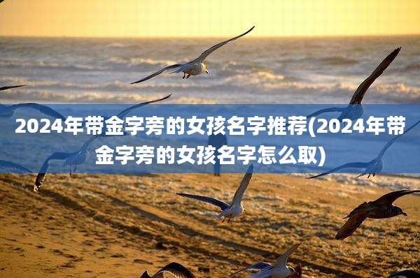 2024年带金字旁的女孩名字推荐(2024年带金字旁的女孩名字怎么取)